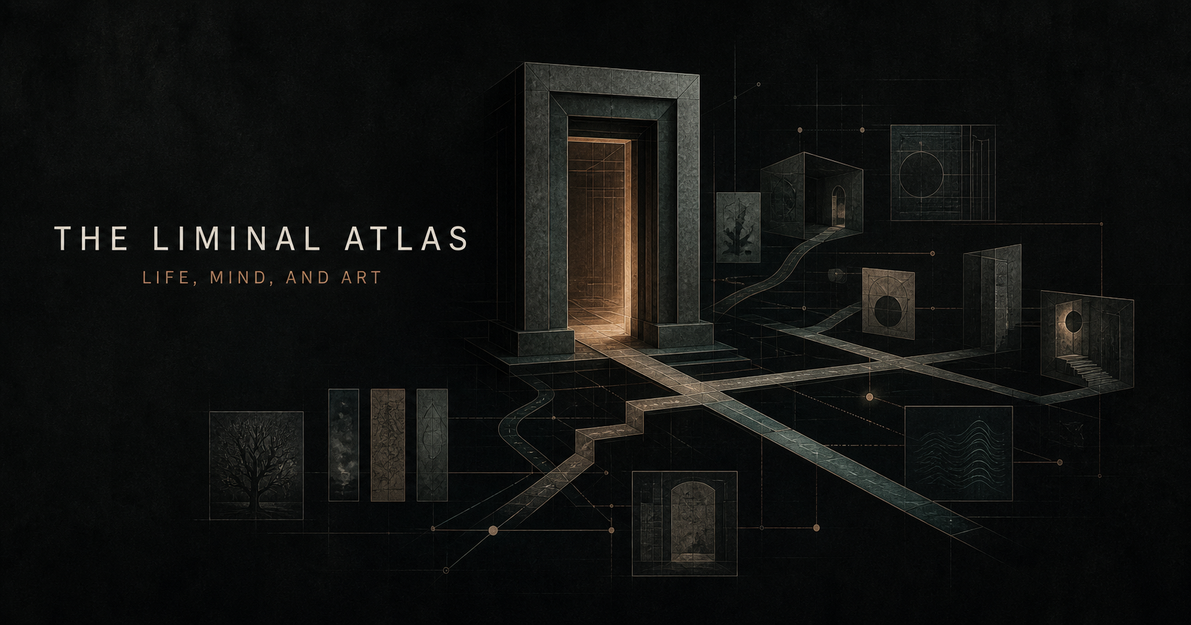 The Liminal Atlas, a Recluse Studio research project about governed passage across life, mind, and art.